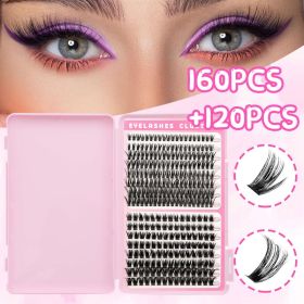 2026 New Arrival Recommendation  Large Capacity 280 Cluster False Eyelash Set. Beginner-friendly Self-application Of Individual Clusters Of Eyela