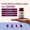 SEASON34 Menopause Urinary Support for Women 40+ | Urgency, Frequency & Hydration Balance | with D-Mannose & 48mg PAC Cranberry | Hormone-Free, Docto