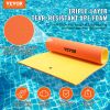 Lily Pad Floating Mat, Large 9x6 FT Floating Water Pad, 3-Layer Floating Dock for Adults Kids, 1.3" Thick Tear-Resistant XPE Foam Raft, Floating Isla