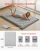 Japanese Tatami Mat, Full Size Foldable Japanese Tatami Mattress, Futon Mattress with Storage Bag & Fastener, 9-Layer Floor Mat for Sleeping, Dormito