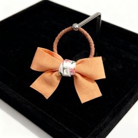 Bow Hair Ties-Orange 9771 (Option: 6926398659771)